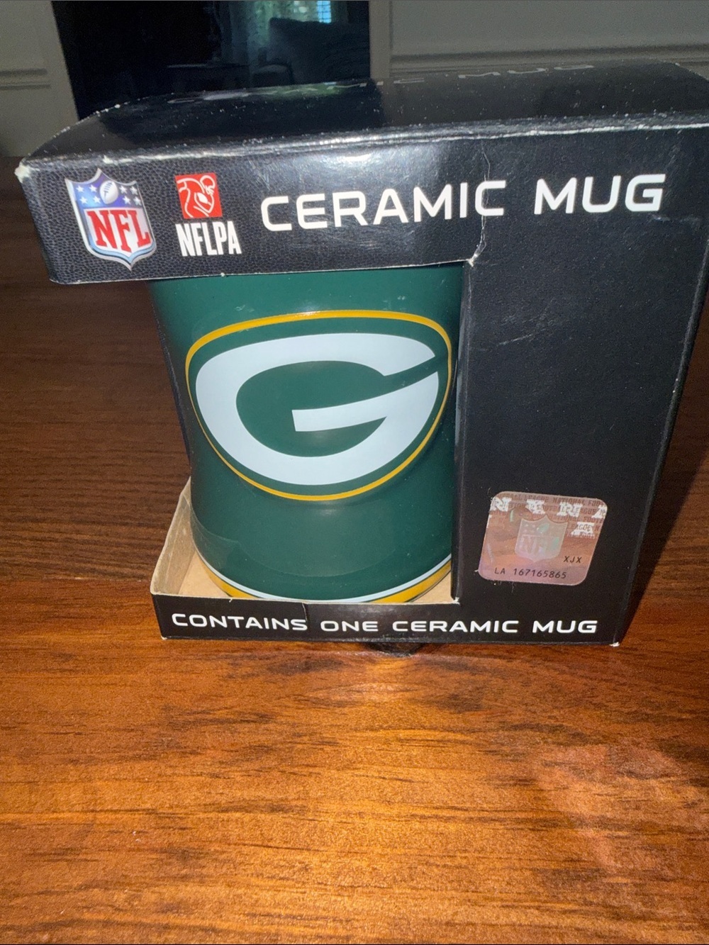 NFL Green Bay Packers Ceramic Mug - Green, White, Gold